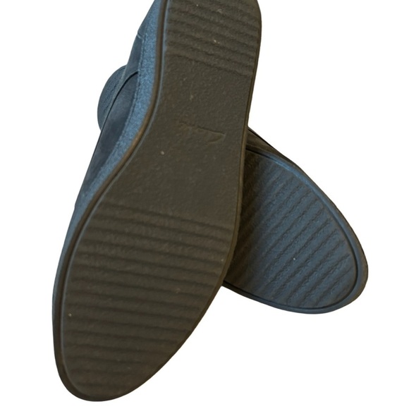 CLARKS LILLIA LOLA BLACK NUBUCK LEATHER PLATFORM CASUAL SHOES, WOMENS SZ 8.5 - Picture 7 of 9